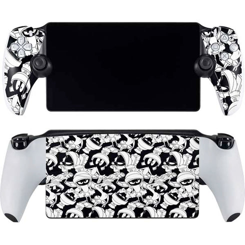 Looney Tunes Marvin Super Sized Pattern PlayStation Portal Remote Player Skin