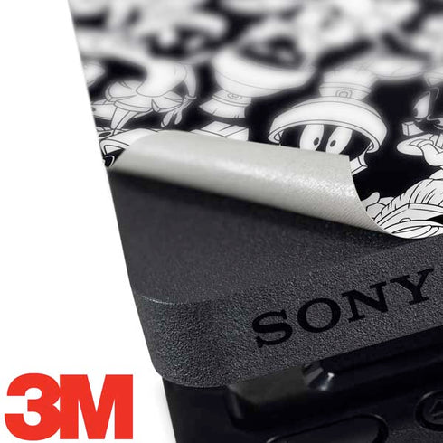 Looney Tunes Marvin Super Sized Pattern PS4 Slim Bundle Skin