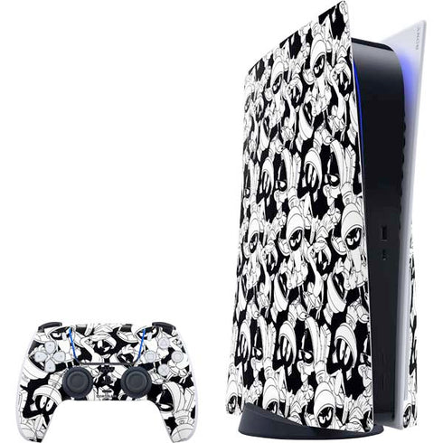 Looney Tunes Marvin Super Sized Pattern PS5 Bundle Skin