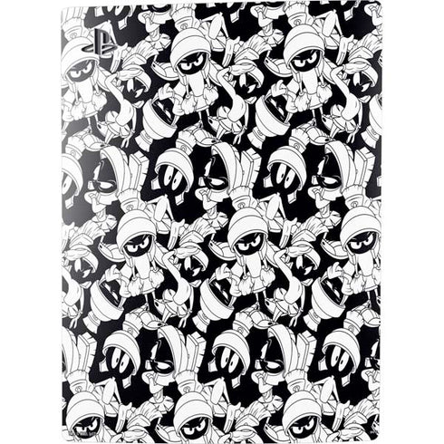 Looney Tunes Marvin Super Sized Pattern PS5 Console Skin