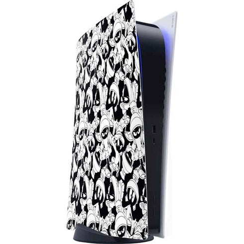 Looney Tunes Marvin Super Sized Pattern PS5 Digital Edition Console Skin