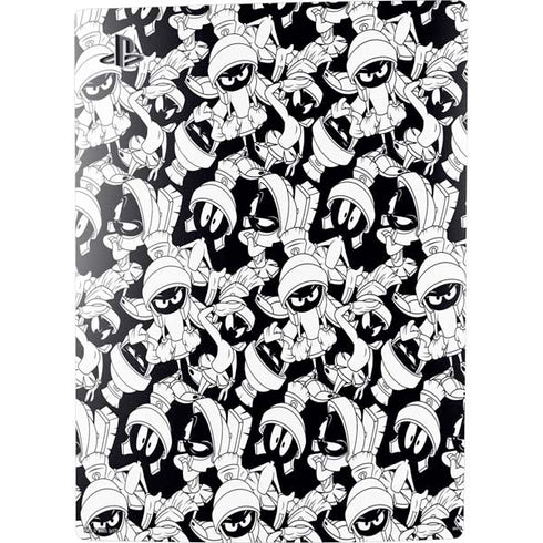 Looney Tunes Marvin Super Sized Pattern PS5 Digital Edition Console Skin