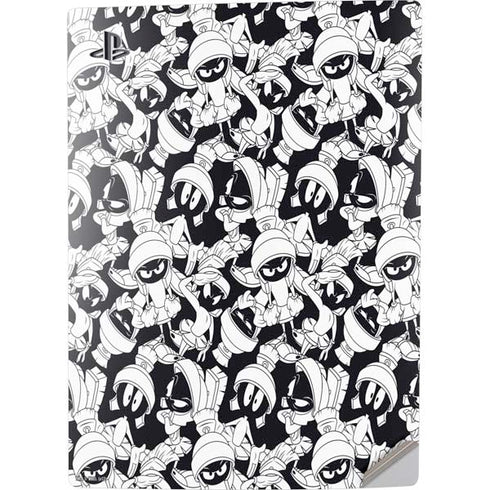 Looney Tunes Marvin Super Sized Pattern PS5 Digital Edition Console Skin