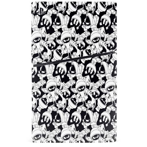 Looney Tunes Marvin Super Sized Pattern PS5 Slim Disk Bundle Skin
