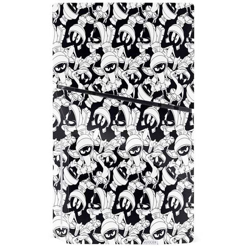 Looney Tunes Marvin Super Sized Pattern PS5 Slim Disk Console Skin