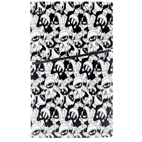 Looney Tunes Marvin Super Sized Pattern PS5 Slim Digital Edition Bundle Skin