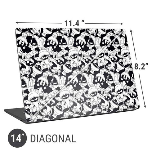 Looney Tunes Marvin Super Sized Pattern Universal Laptop 14in (11.4 x 8.2in) Skin
