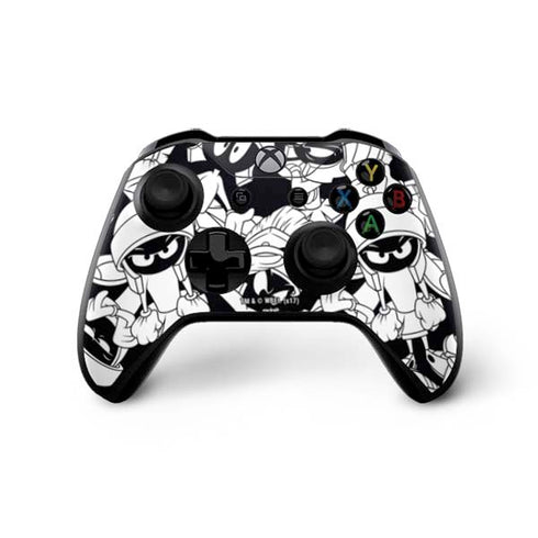 Looney Tunes Marvin Super Sized Pattern Xbox One X Bundle Skin