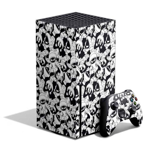 Looney Tunes Marvin Super Sized Pattern Xbox Series X Bundle Skin