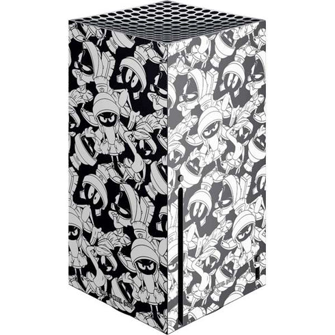 Looney Tunes Marvin Super Sized Pattern Xbox Series X Console Skin