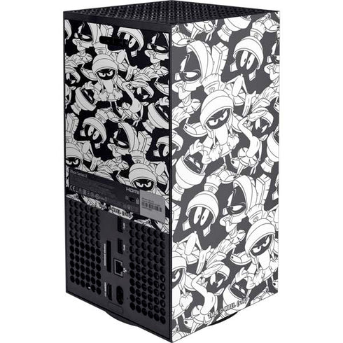 Looney Tunes Marvin Super Sized Pattern Xbox Series X Console Skin