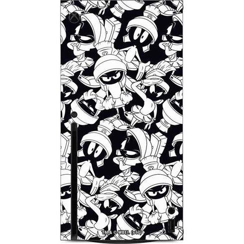 Looney Tunes Marvin Super Sized Pattern Xbox Series X Console Skin