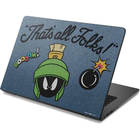 Looney Tunes Marvin Thats All Folks Dell Chromebook Skin