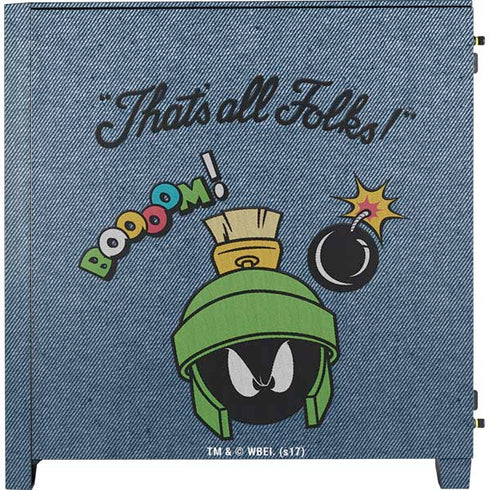 Looney Tunes Marvin Thats All Folks Corsair 4000D Tempered Glass Mid-Tower ATX Case Skin