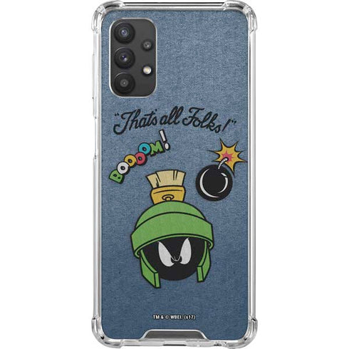 Looney Tunes Marvin Thats All Folks Galaxy A32 5G Clear Case