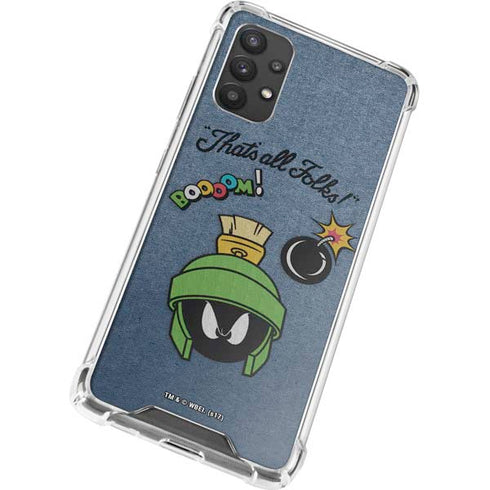 Looney Tunes Marvin Thats All Folks Galaxy A32 5G Clear Case