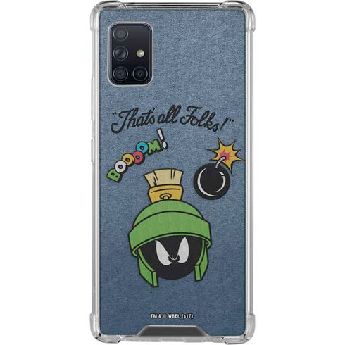 Looney Tunes Marvin Thats All Folks Galaxy A51 5G Clear Case