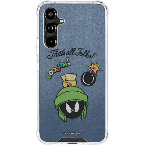 Looney Tunes Marvin Thats All Folks Galaxy A54 5G Clear Case