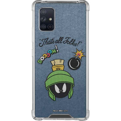 Looney Tunes Marvin Thats All Folks Galaxy A71 5G Clear Case