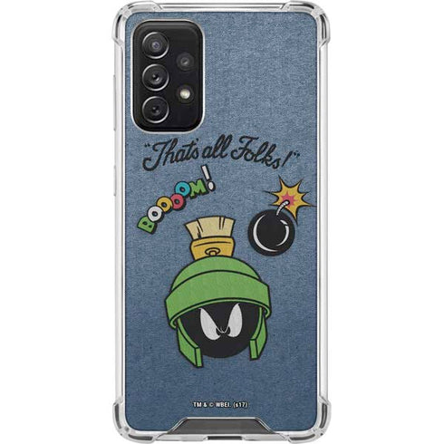 Looney Tunes Marvin Thats All Folks Galaxy A72 5G Clear Case