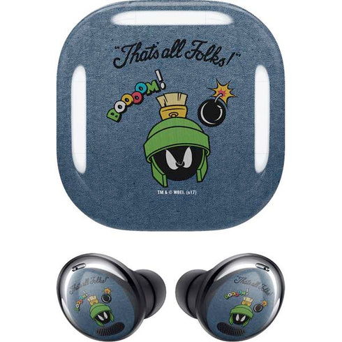 Looney Tunes Marvin Thats All Folks Galaxy Buds Pro Skin