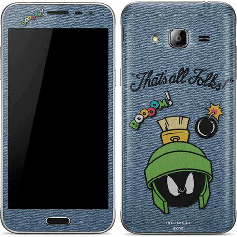 Looney Tunes Marvin Thats All Folks Galaxy J3 Skin