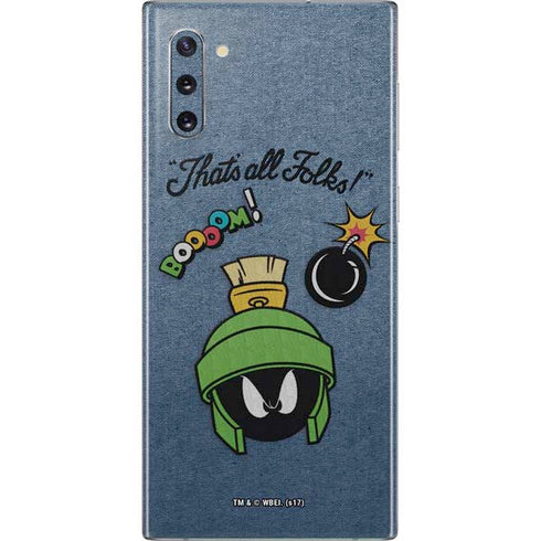 Looney Tunes Marvin Thats All Folks Galaxy Note 10 Skin