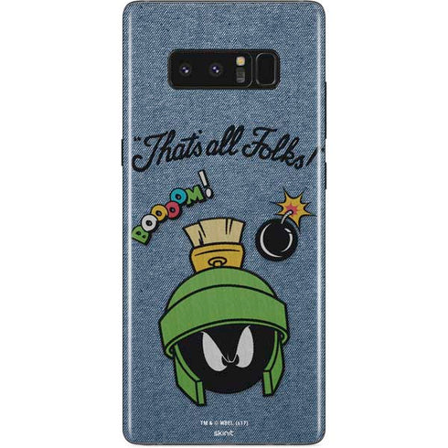 Looney Tunes Marvin Thats All Folks Galaxy Note 8 Skin