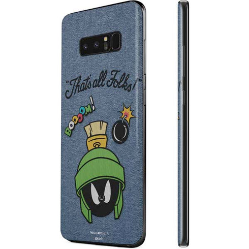 Looney Tunes Marvin Thats All Folks Galaxy Note 8 Skin