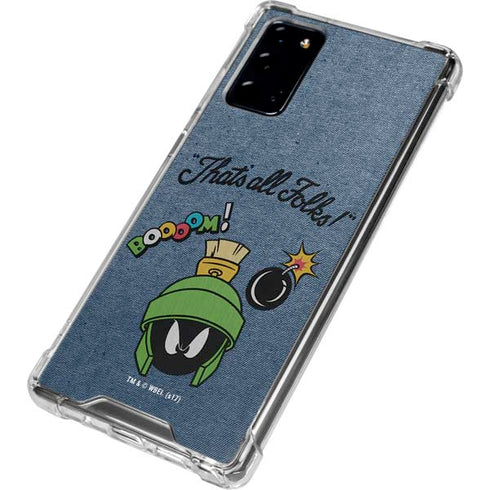 Looney Tunes Marvin Thats All Folks Galaxy Note20 5G Clear Case