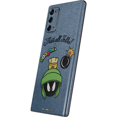 Looney Tunes Marvin Thats All Folks Galaxy Note20 5G Skin