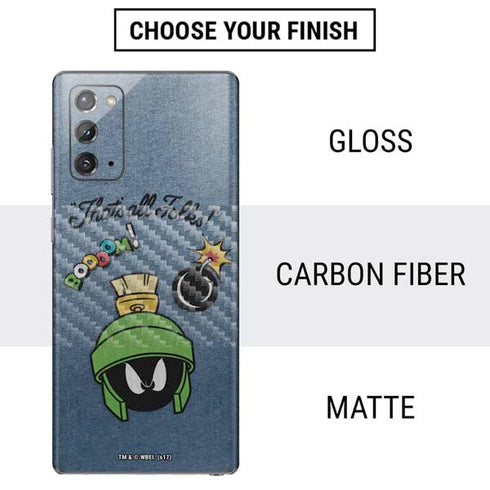 Looney Tunes Marvin Thats All Folks Galaxy Note20 5G Skin