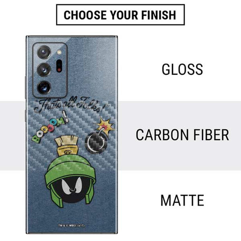 Looney Tunes Marvin Thats All Folks Galaxy Note20 Ultra 5G Skin