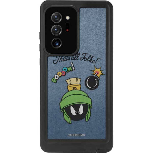 Looney Tunes Marvin Thats All Folks Galaxy Note20 Ultra 5G Waterproof Case