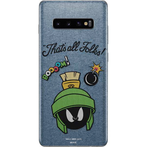 Looney Tunes Marvin Thats All Folks Galaxy S10 Plus Skin
