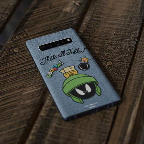 Looney Tunes Marvin Thats All Folks Galaxy S10 Skin