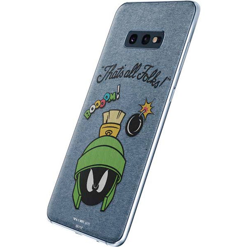 Looney Tunes Marvin Thats All Folks Galaxy S10e Skin