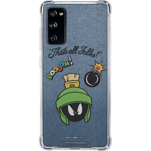 Looney Tunes Marvin Thats All Folks Galaxy S20 FE Clear Case