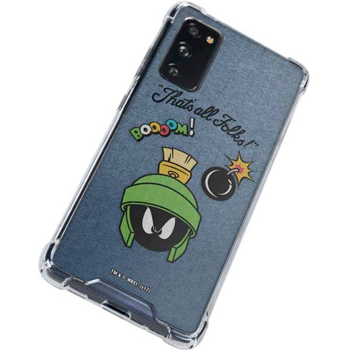 Looney Tunes Marvin Thats All Folks Galaxy S20 FE Clear Case