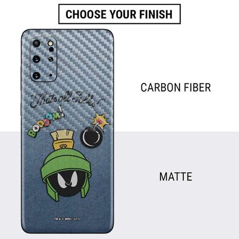 Looney Tunes Marvin Thats All Folks Galaxy S20 Plus Skin
