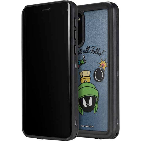 Looney Tunes Marvin Thats All Folks Galaxy S20 Plus Waterproof Case
