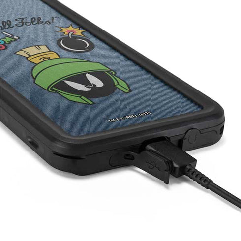Looney Tunes Marvin Thats All Folks Galaxy S20 Waterproof Case