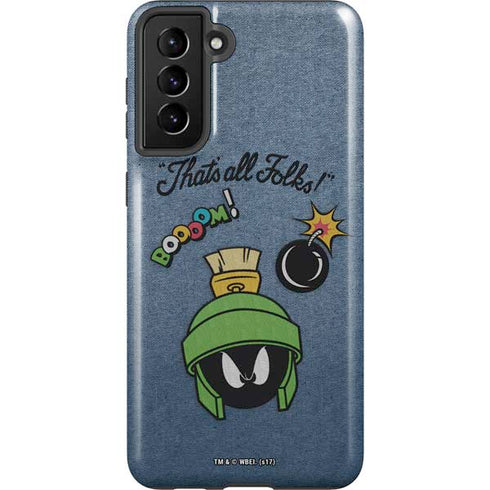 Looney Tunes Marvin Thats All Folks Galaxy S21 Plus 5G Pro Case