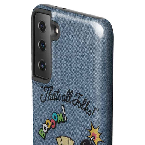 Looney Tunes Marvin Thats All Folks Galaxy S21 Plus 5G Pro Case