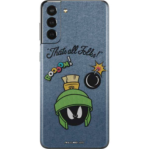 Looney Tunes Marvin Thats All Folks Galaxy S21 Plus 5G Skin