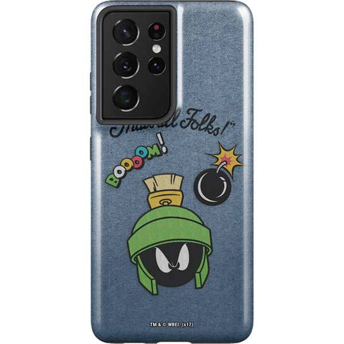 Looney Tunes Marvin Thats All Folks Galaxy S21 Ultra 5G Pro Case