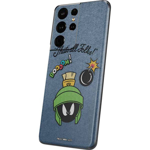 Looney Tunes Marvin Thats All Folks Galaxy S21 Ultra 5G Skin