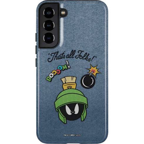Looney Tunes Marvin Thats All Folks Galaxy S22 Plus Pro Case