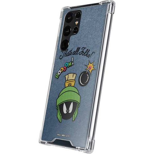 Looney Tunes Marvin Thats All Folks Galaxy S22 Ultra Clear Case