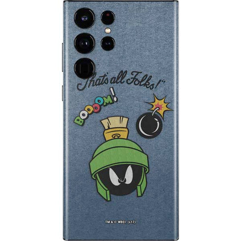 Looney Tunes Marvin Thats All Folks Galaxy S22 Ultra Skin
